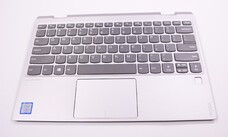 5CB0Q12203 for Lenovo -  Palmrest Us Keyboard Natural Silver