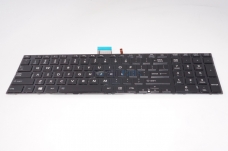 6037B0096602 for TOSHIBA -    Keyboard US Black With Backlite