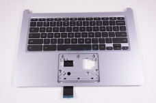 6B.ATHN7.001 for Acer -  KEYBOARD W/UPPER CASE SILVER W/O SD CHICONY AL01G_C17B AL1G INTERNAL 11 STANDARD 74KS BLACK US CHROME OS NK.I1113.0LD