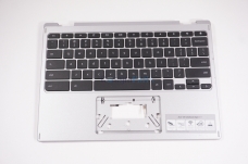 6B.HUVN7.018 for Acer -  US Palmrest Keyboard Silver