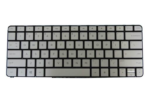 801508-001 for Hp - US Backlit Keyboard Natural Silver