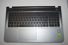 809031-001 for Hp -  Palmrest Touchpad & US Black Keyboard