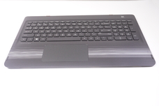 862647-001 for Hp -  Palmrest Touchpad & US Keyboard Natural Silver BL