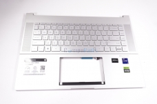 AM3RU000220 for Hp -  US Palmrest Keyboard Natural Silver