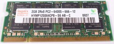 HYMP125S64CP8-S6 for Hynix -  2GB PC2-6400 DDR2-800MHz SO-DIMM