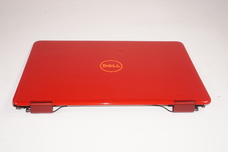 J00M5 for Dell -  LCD Back Cover Red With Hinges