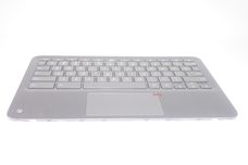 L92214-001 for Hp -  Grey US Palmrest Keyboard