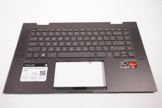 M45489-001 for Hp -  US Palmrest Keyboard Nightfall Black